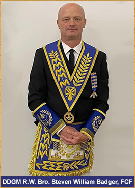 DDGM R.W. Bro. Steven William Badger, FCF